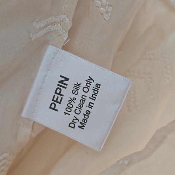 Pepin  Women's Constance Silk Embroidered Pullover Top - Picture 7 of 8